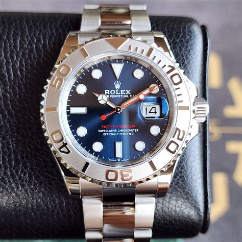 rolex yachtmaster blue dial replacement